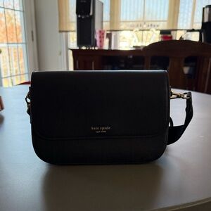 kate spade black New York buddie medium shoulder crossbody bag